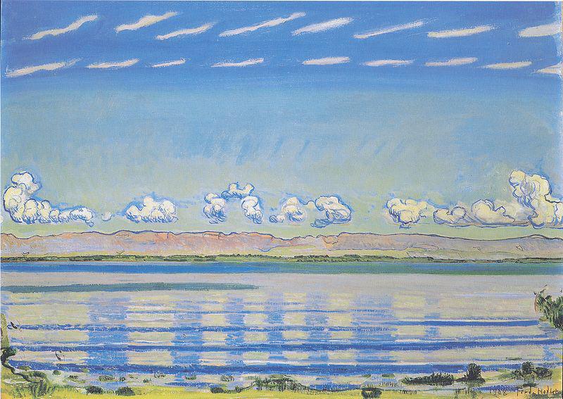 Ferdinand Hodler Rhythmische Landschaft am Genfersee